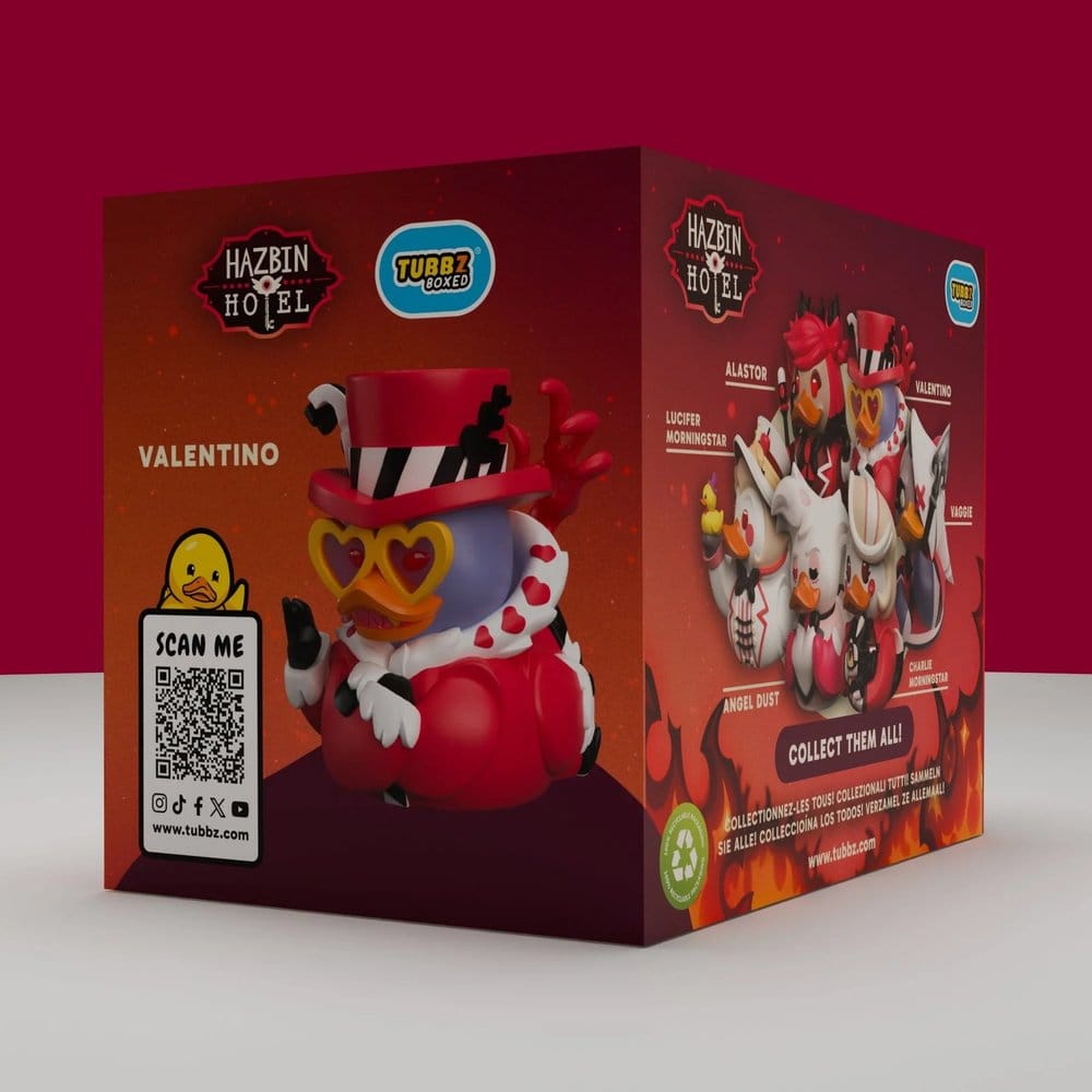 Hazbin Hotel Tubbz Figura PVC Valentino Boxed Edition 10 cm