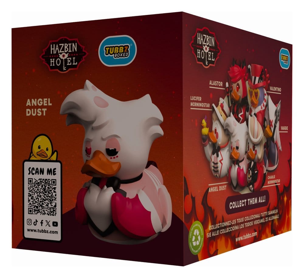 Hazbin Hotel Tubbz Figura PVC Angel Dust Boxed Edition 10 cm
