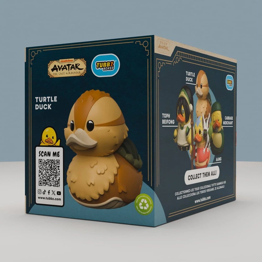 Avatar: la leyenda de Aang Tubbz Figura PVC Turtle Duck Boxed Edition 10 cm