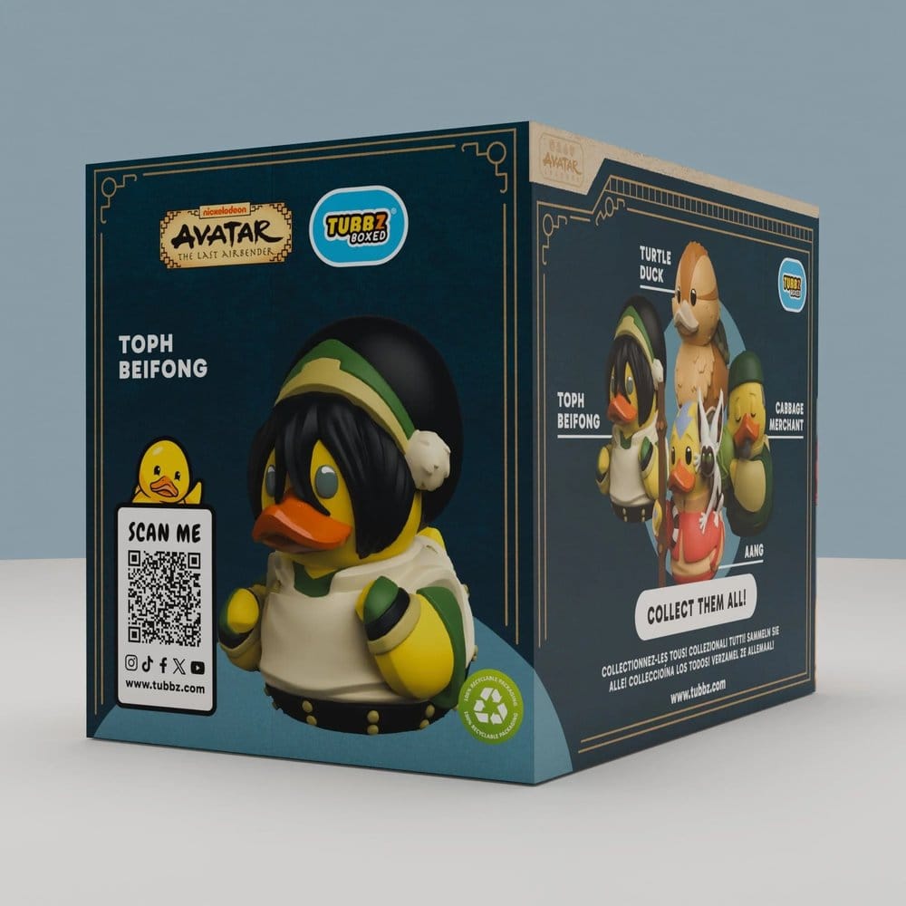 Avatar: la leyenda de Aang Tubbz Figura PVC Toph Beifong Boxed Edition 10 cm