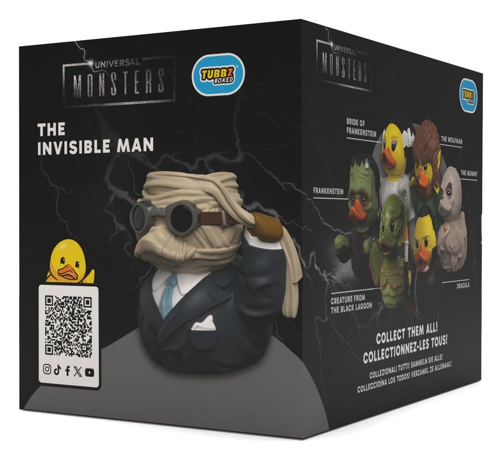 Monsters Tubbz Figura PVC Invisible Man 10 cm