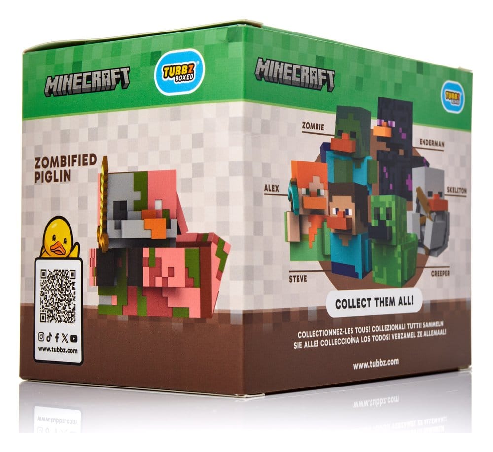 Minecraft Figura PVC Tubbz Zombified Piglin Boxed Edition 10 cm
