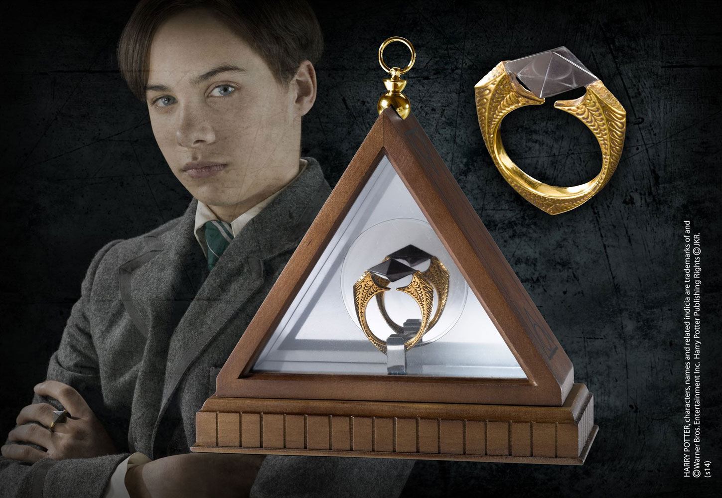 Harry Potter Réplica 1/1 Anillo Lord Voldemort (bañado en oro)