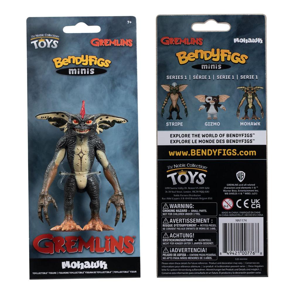 Figura the noble collection bendyfigs cine gremlins mohawk flexible