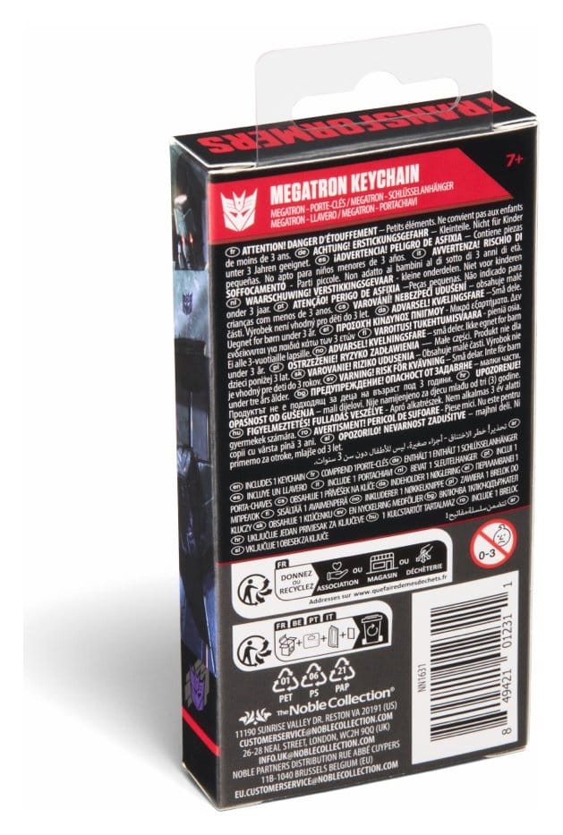 Transformers Llavero Megatron 13 cm