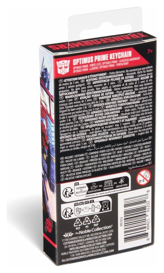 Transformers Llavero Optimus Prime 13 cm
