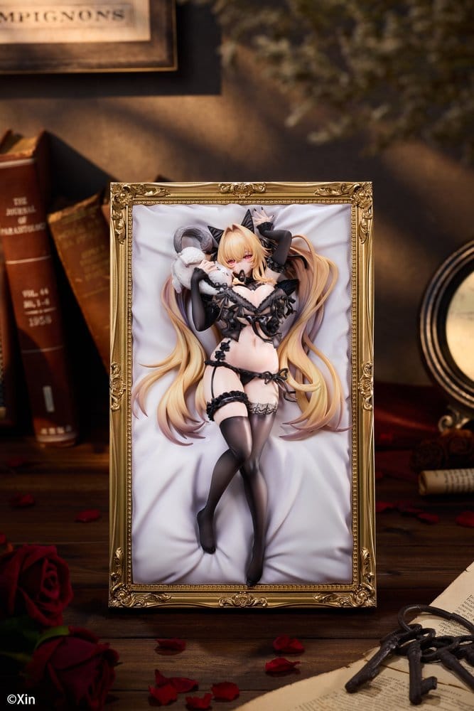 Original Character Figura PVC 1/7 Stella Black Cat Ver. Deluxe Edition 27 cm
