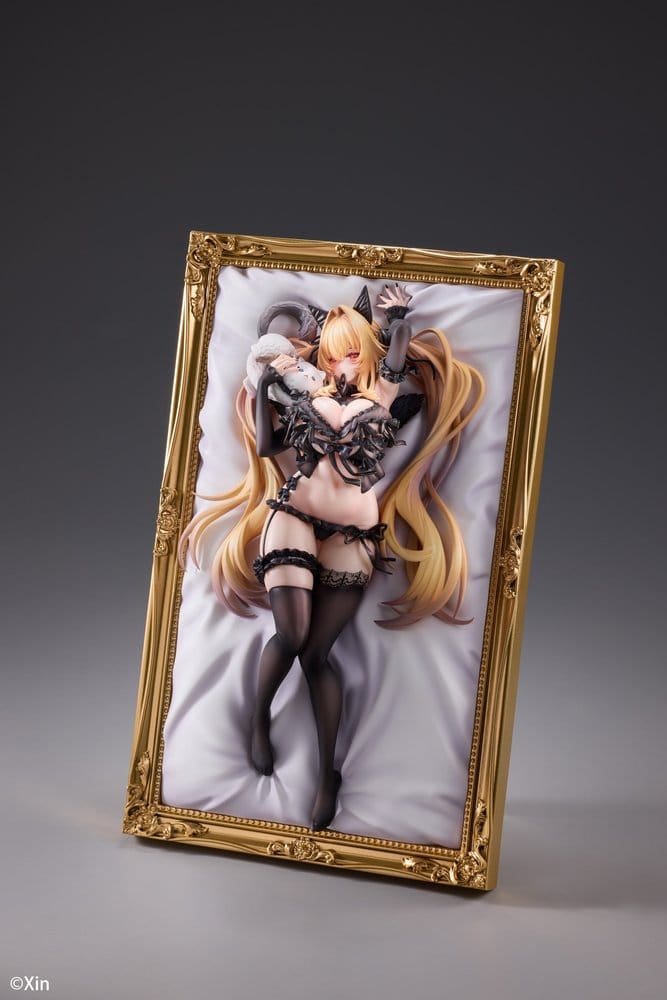 Original Character Figura PVC 1/7 Stella Black Cat Ver. Deluxe Edition 27 cm