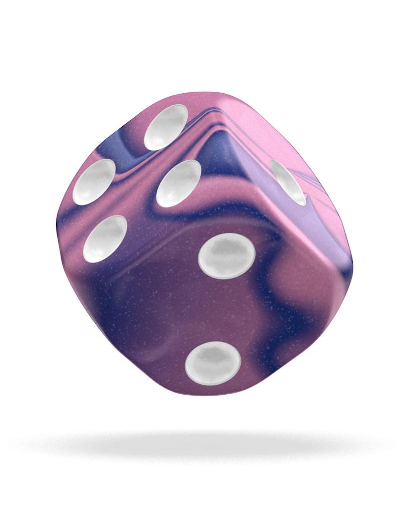 Oakie Doakie Dice Dados D6 12 mm Gemidice - Venus (36)