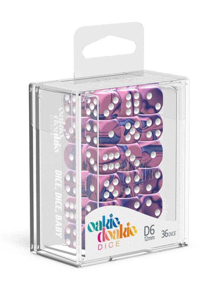 Oakie Doakie Dice Dados D6 12 mm Gemidice - Venus (36)