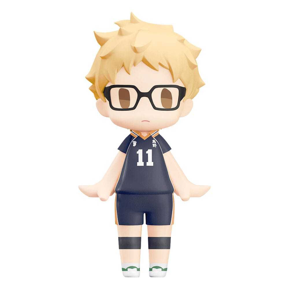 Haikyu!! Figura HELLO! GOOD SMILE Kei Tsukishima 10 cm Frikytopia