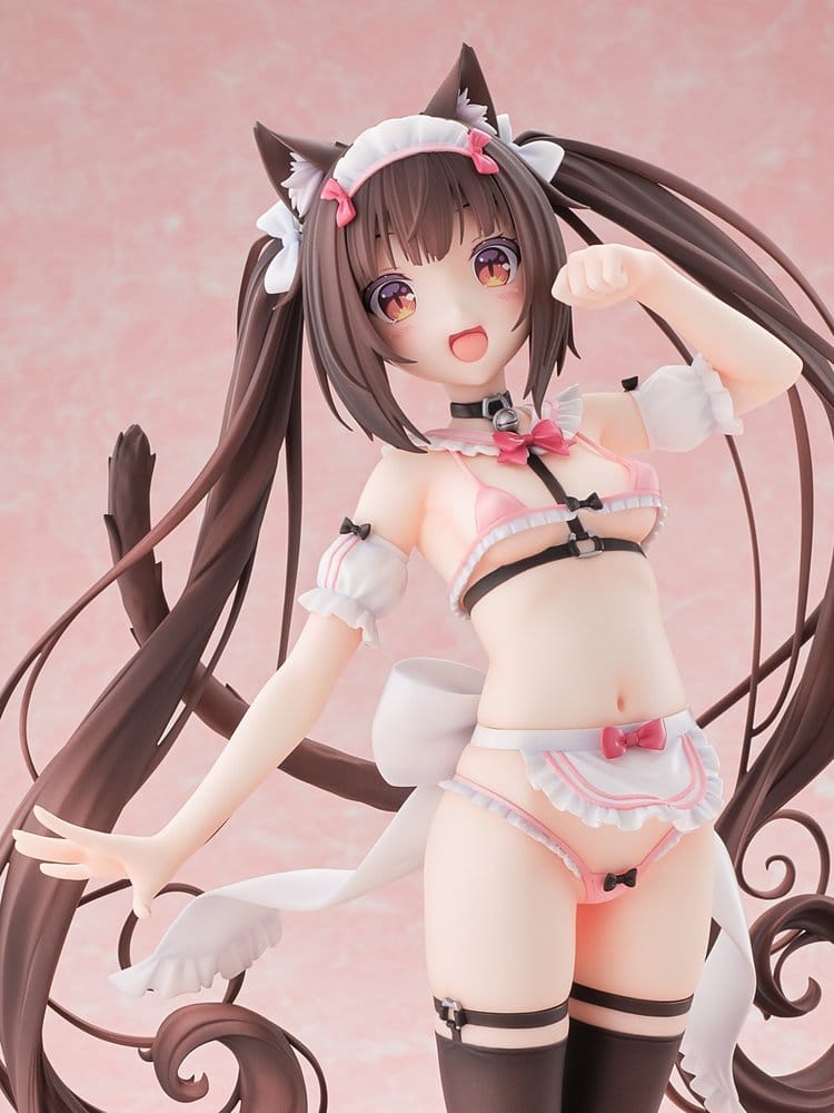 Nekopara Figura PVC 1/5.5 Chocola Micro Bikini Maid -STD Edition- 30 cm