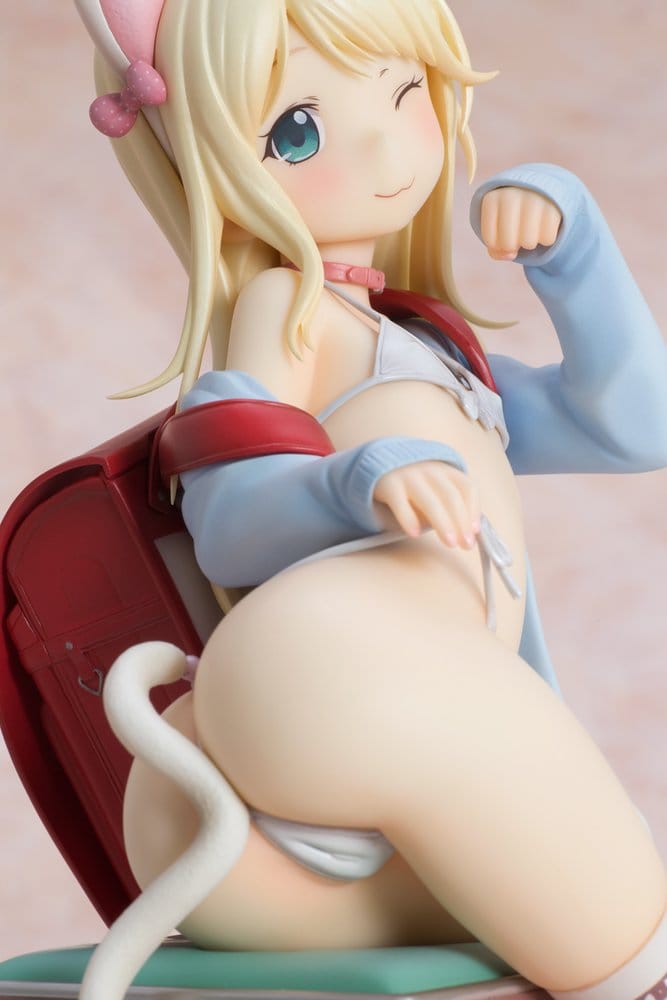 Hatsukoi Ribbon Figura PVC 1/6 Yuu White cat Ver. 25 cm