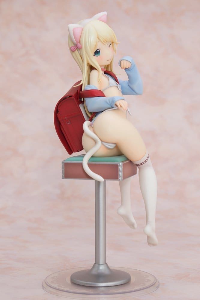 Hatsukoi Ribbon Figura PVC 1/6 Yuu White cat Ver. 25 cm