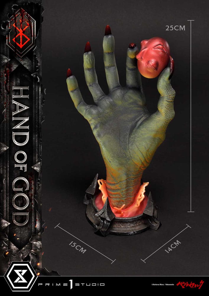 Berserk Life Scale Masterline Series Estatua Hand of God 25 cm