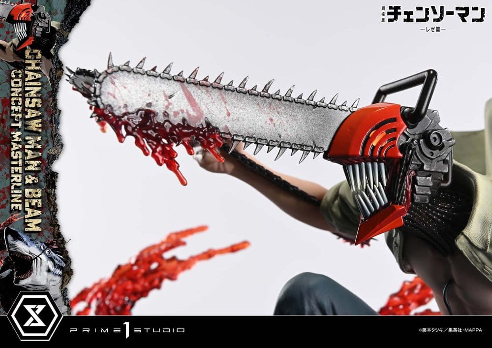 Chainsaw Man Concept Masterline Series Estatua 1/6 Chainsaw Man & Beam 73 cm