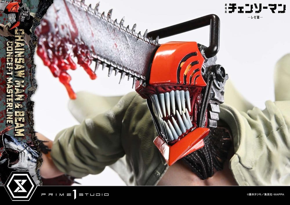 Chainsaw Man Concept Masterline Series Estatua 1/6 Chainsaw Man & Beam 73 cm