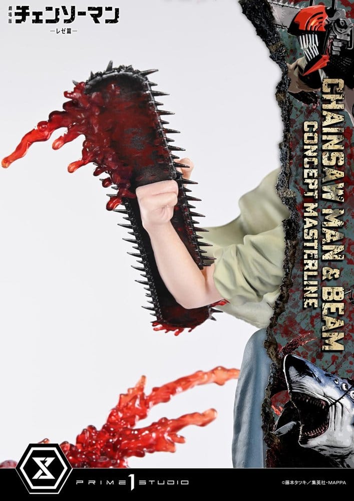 Chainsaw Man Concept Masterline Series Estatua 1/6 Chainsaw Man & Beam 73 cm
