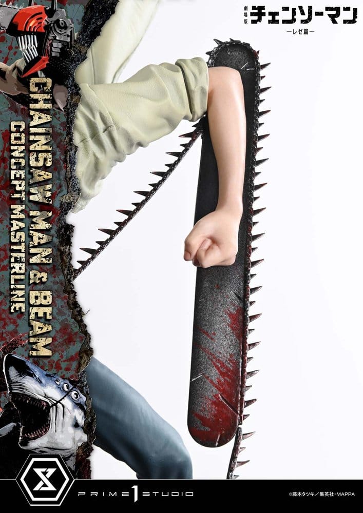 Chainsaw Man Concept Masterline Series Estatua 1/6 Chainsaw Man & Beam 73 cm