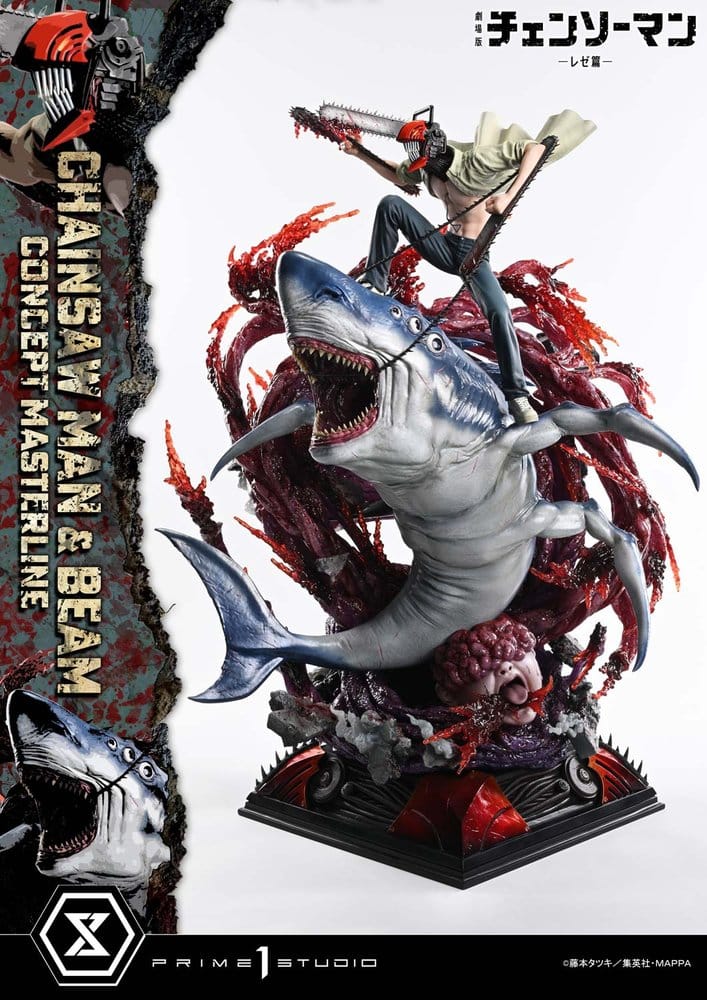 Chainsaw Man Concept Masterline Series Estatua 1/6 Chainsaw Man & Beam Bonus Version 73 cm