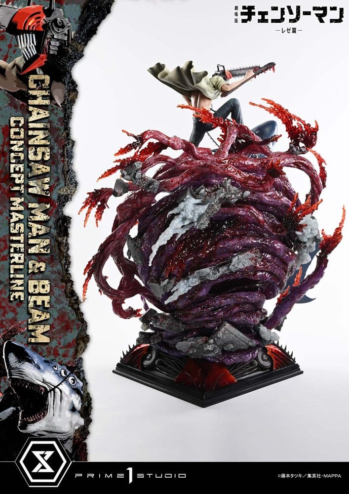 Chainsaw Man Concept Masterline Series Estatua 1/6 Chainsaw Man & Beam Bonus Version 73 cm
