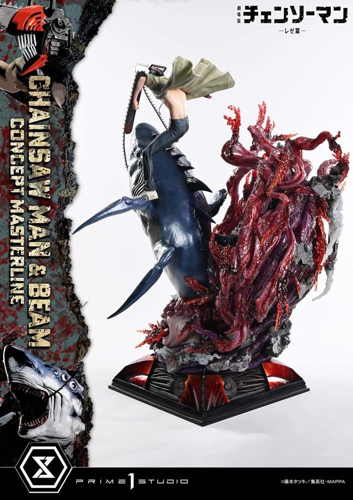Chainsaw Man Concept Masterline Series Estatua 1/6 Chainsaw Man & Beam Bonus Version 73 cm