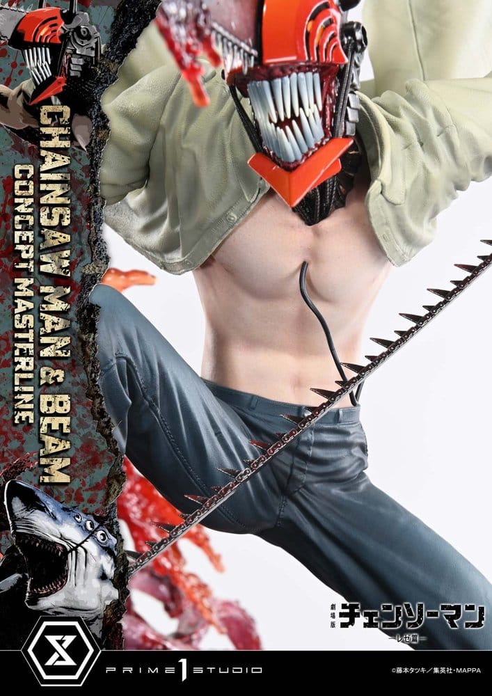 Chainsaw Man Concept Masterline Series Estatua 1/6 Chainsaw Man & Beam Bonus Version 73 cm