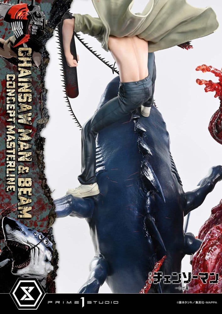 Chainsaw Man Concept Masterline Series Estatua 1/6 Chainsaw Man & Beam Bonus Version 73 cm