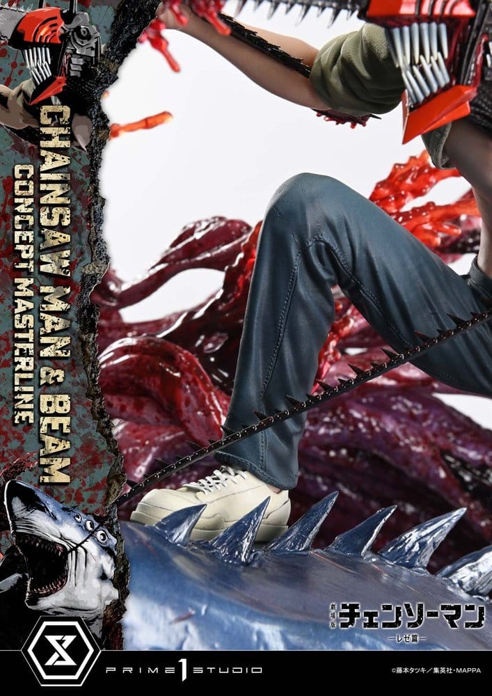 Chainsaw Man Concept Masterline Series Estatua 1/6 Chainsaw Man & Beam Bonus Version 73 cm