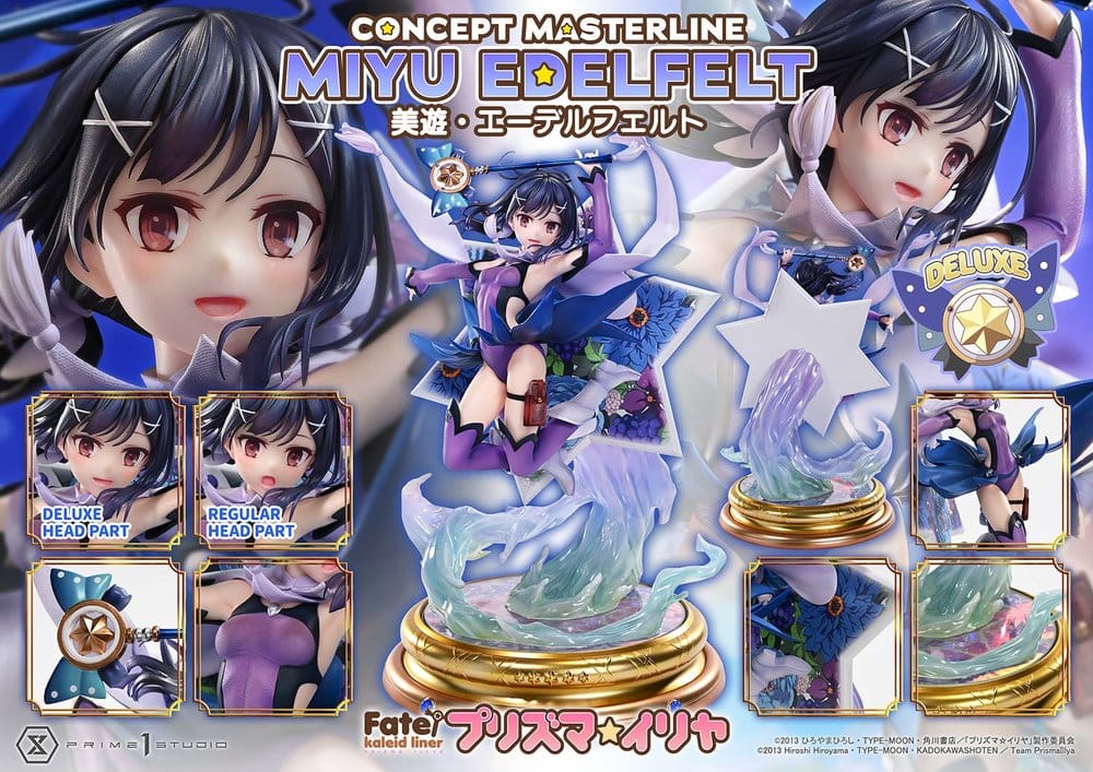 Fate/kaleid liner Prisma Illya Concept Masterline Series Estatua 1/5 Miyu Edelfelt Deluxe Version 35 cm