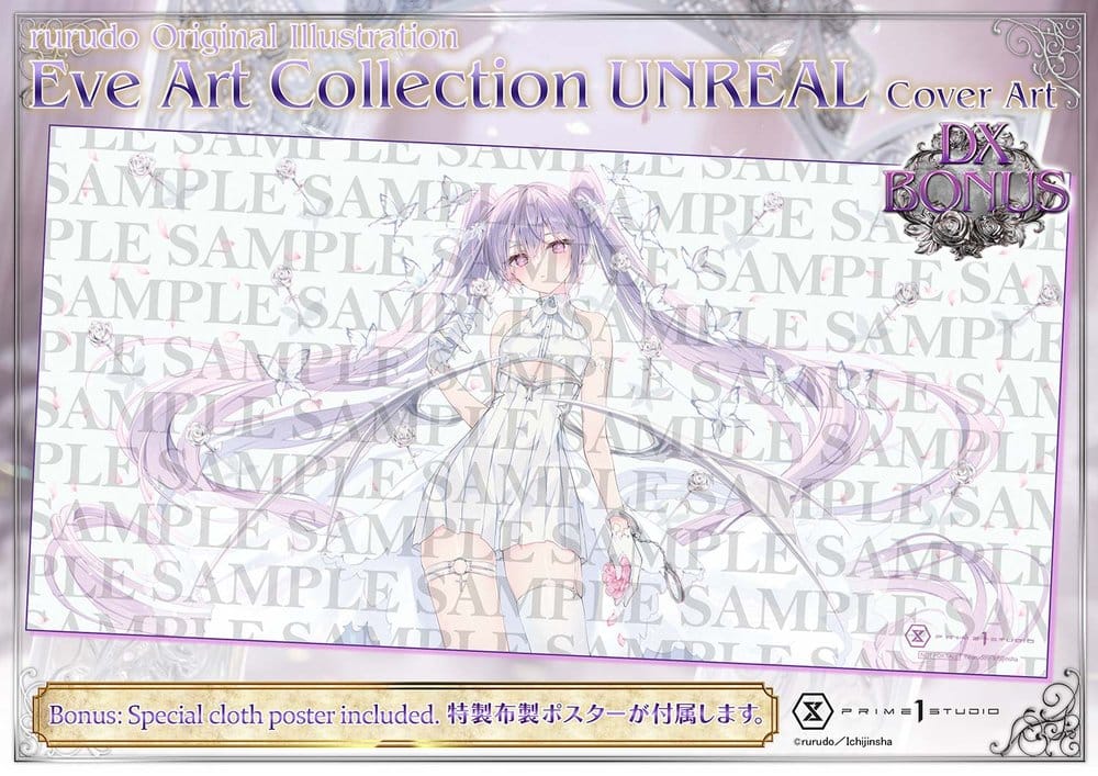 Original Illustration Concept Masterline Estatua 1/5 Eve Art Collection UNREAL Cover Art DX Bonus Version 52 cm