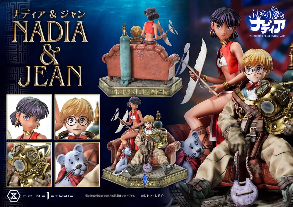Nadia: The Secret of Blue Water Concept Masterline Series Estatua 1/6 Nadia & Jean Bonus Ver. 35 cm