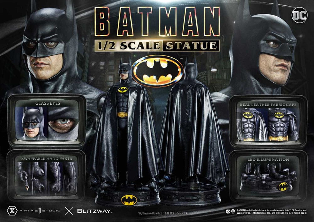 Batman Estatua 1/2 Batman 1989 106 cm