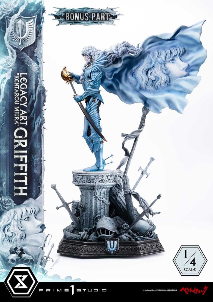 Berserk Legacy Art "Kentarou Miura" Estatua 1/4 Griffith Bonus Version 93 cm Frikytopia