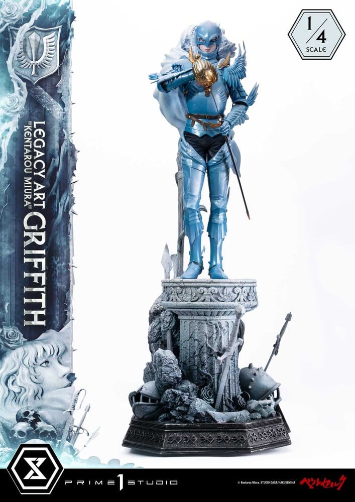Berserk Legacy Art "Kentarou Miura" Estatua 1/4 Griffith Bonus Version 93 cm