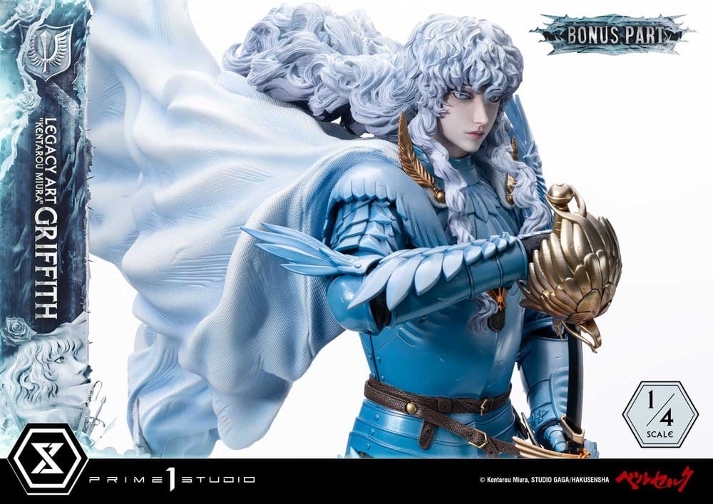 Berserk Legacy Art "Kentarou Miura" Estatua 1/4 Griffith Bonus Version 93 cm