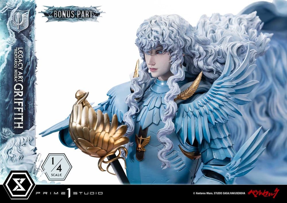 Berserk Legacy Art "Kentarou Miura" Estatua 1/4 Griffith Bonus Version 93 cm
