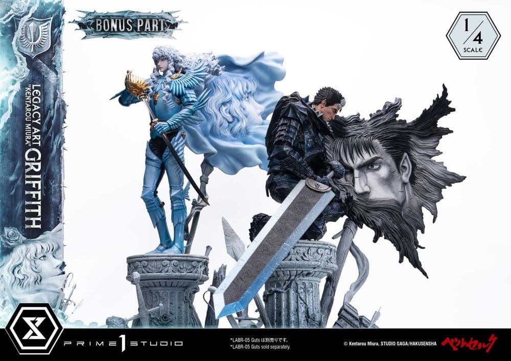 Berserk Legacy Art "Kentarou Miura" Estatua 1/4 Griffith Bonus Version 93 cm