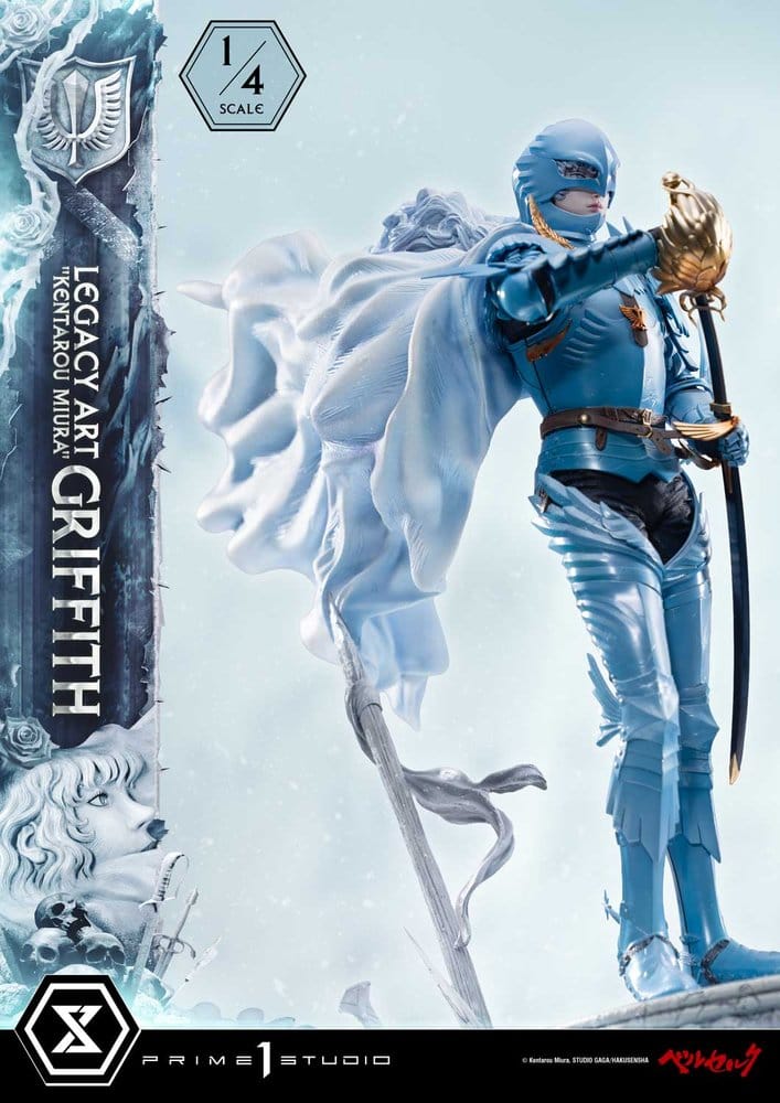 Berserk Legacy Art "Kentarou Miura" Estatua 1/4 Griffith Bonus Version 93 cm
