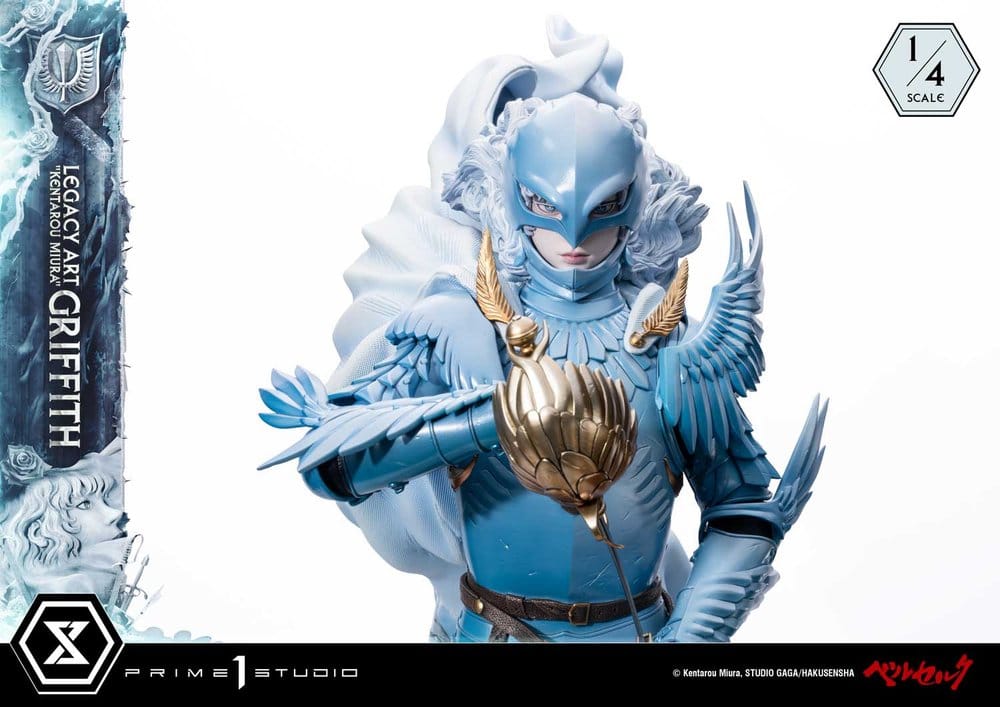 Berserk Legacy Art "Kentarou Miura" Estatua 1/4 Griffith Bonus Version 93 cm