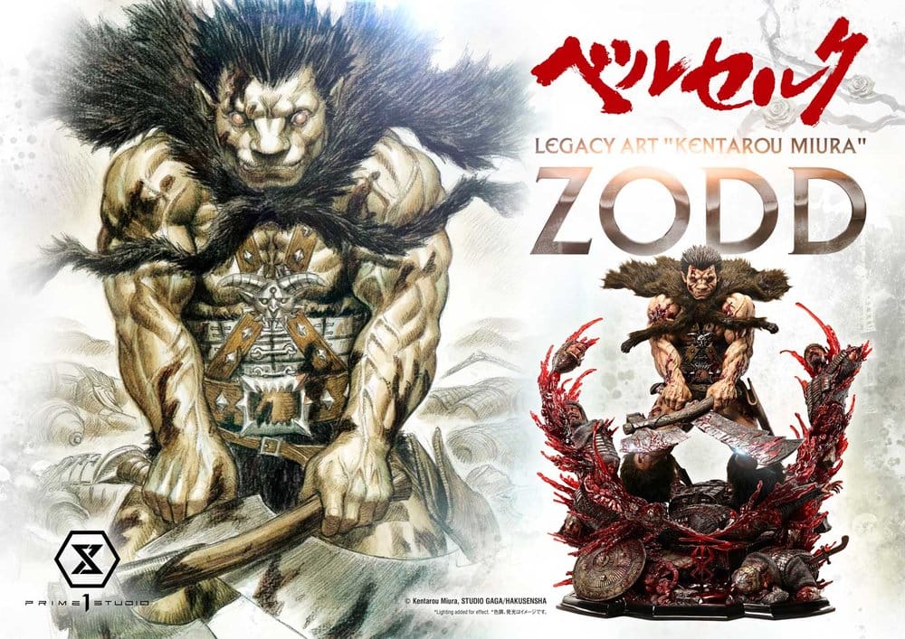 Berserk Legacy Art "Kentarou Miura" Estatua 1/4 Zodd 88 cm