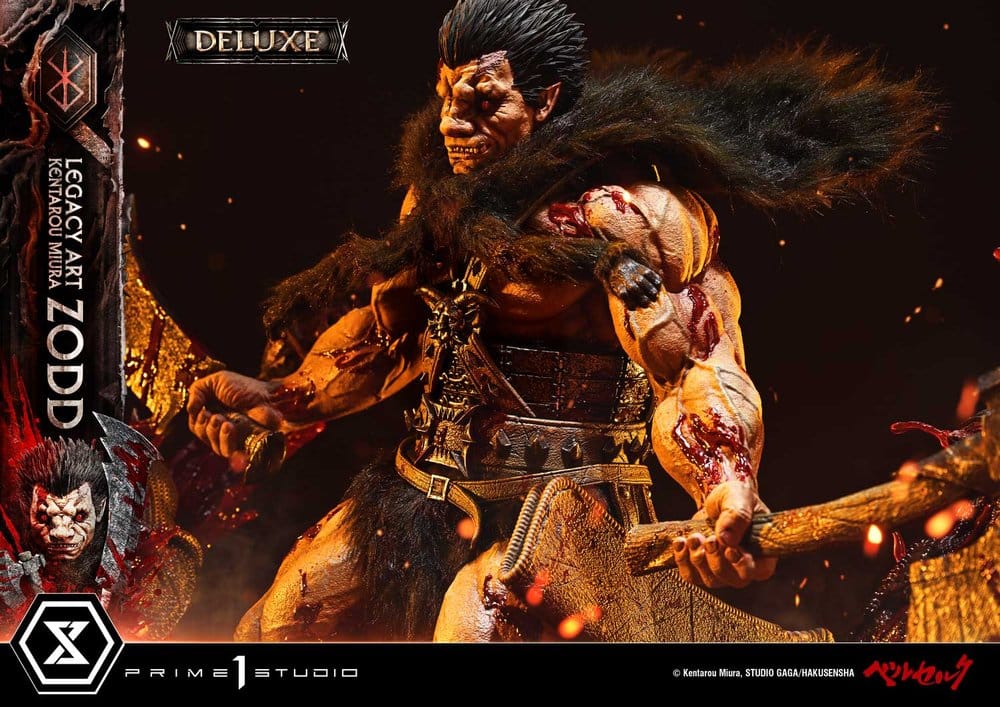 Berserk Legacy Art "Kentarou Miura" Estatua 1/4 Zodd Deluxe Version 88 cm