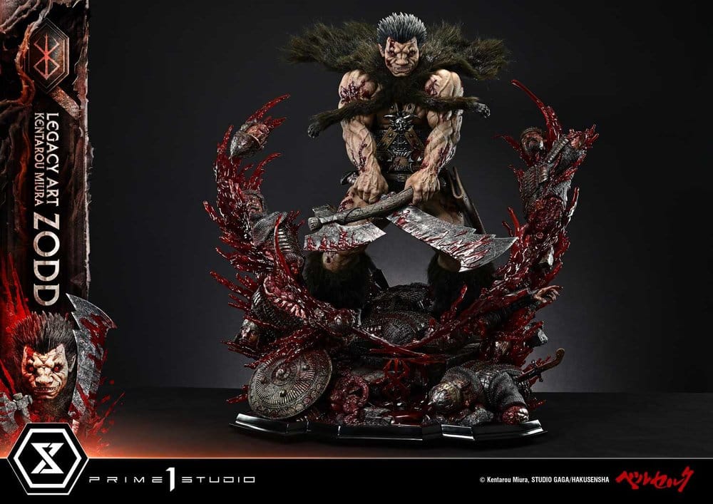 Berserk Legacy Art "Kentarou Miura" Estatua 1/4 Zodd Deluxe Version 88 cm