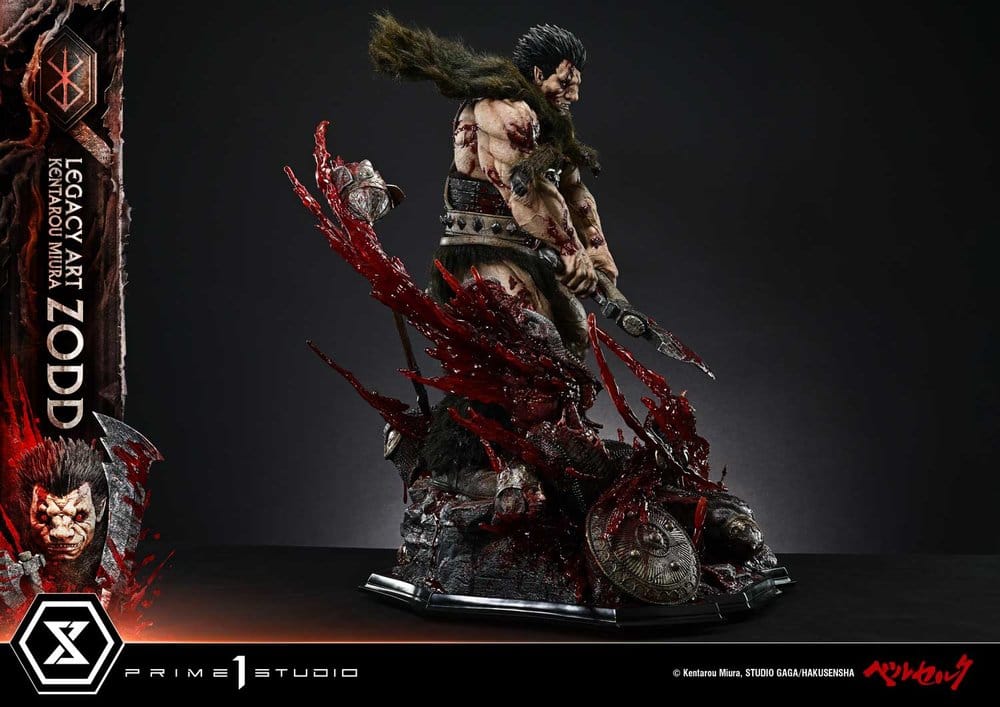 Berserk Legacy Art "Kentarou Miura" Estatua 1/4 Zodd Deluxe Version 88 cm
