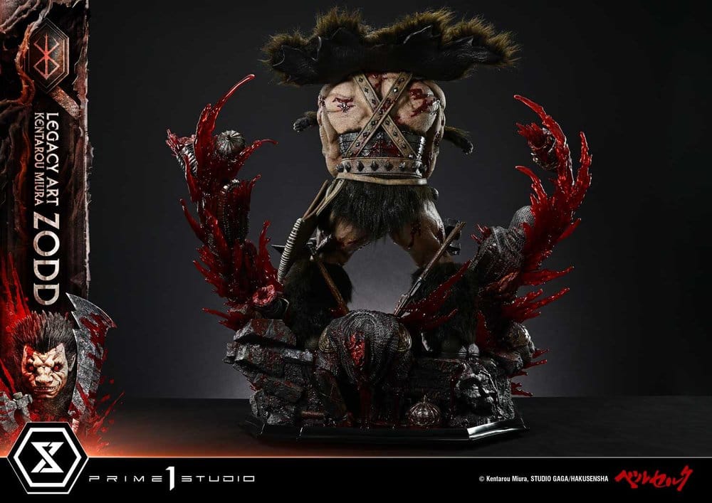 Berserk Legacy Art "Kentarou Miura" Estatua 1/4 Zodd Deluxe Version 88 cm