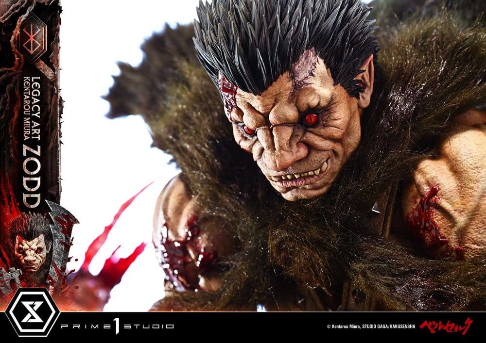 Berserk Legacy Art "Kentarou Miura" Estatua 1/4 Zodd Deluxe Version 88 cm