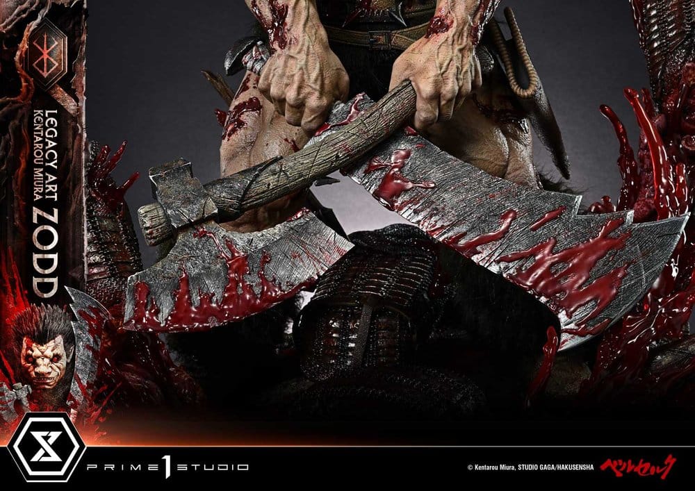 Berserk Legacy Art "Kentarou Miura" Estatua 1/4 Zodd Deluxe Version 88 cm