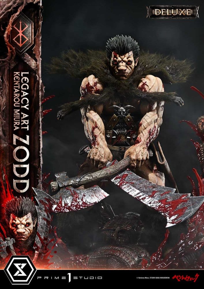 Berserk Legacy Art "Kentarou Miura" Estatua 1/4 Zodd Deluxe Version 88 cm