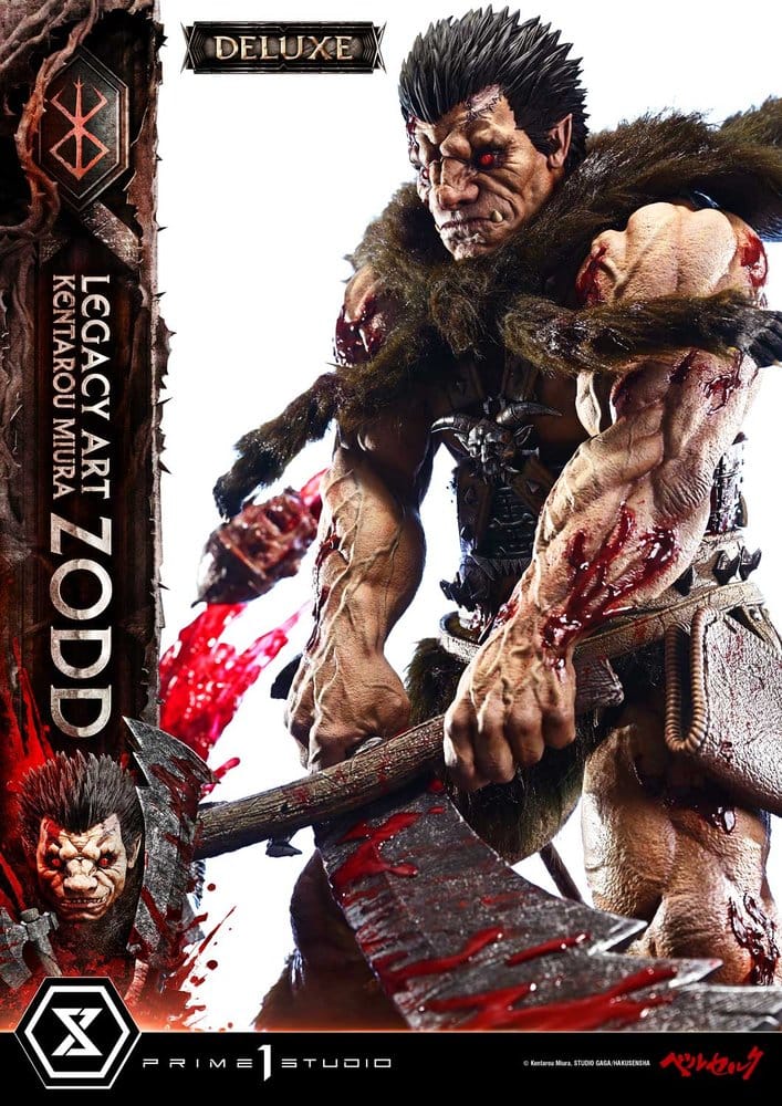 Berserk Legacy Art "Kentarou Miura" Estatua 1/4 Zodd Deluxe Version 88 cm