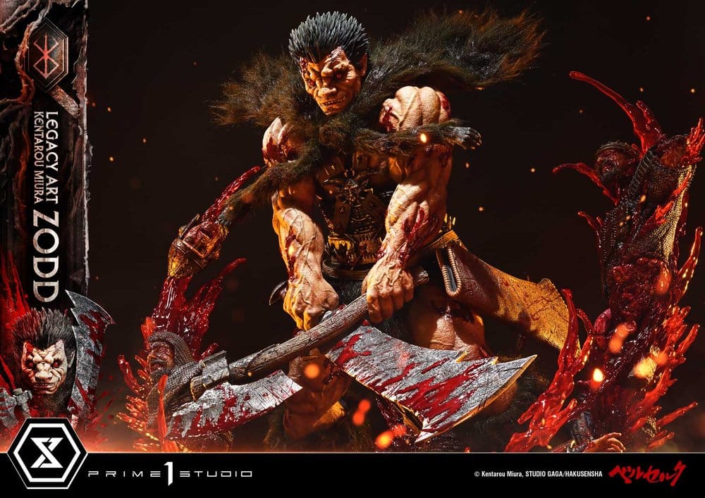 Berserk Legacy Art "Kentarou Miura" Estatua 1/4 Zodd DX Bonus Version 88 cm
